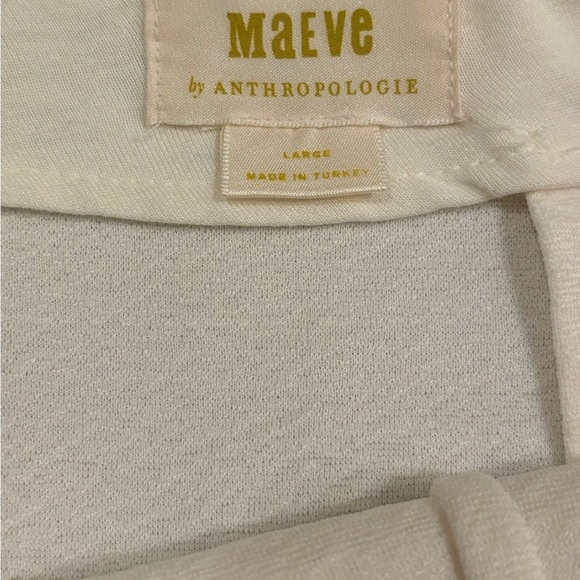 ANTHROPOLOGY Maeve Ivory Mini Wrap Skirt Size Large - Picture 5 of 6